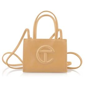 Telfar small shopping bag- Cream